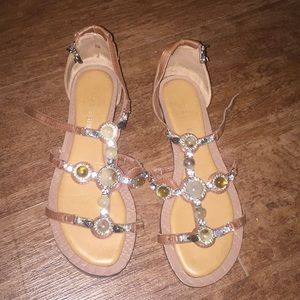 Jeweled Gianni Bini sandals!